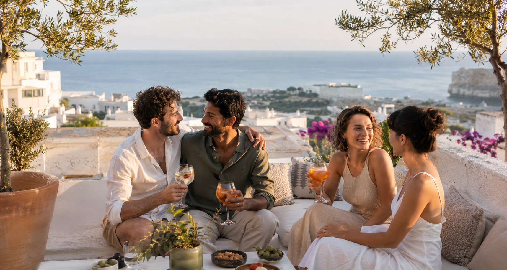 LGBTQ+ Urlaub in Apulien: Strände, Orte & Villen